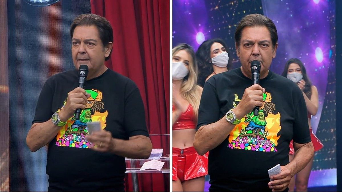 Faustão usa relógio que vale aproximadamente o prêmio do BBB