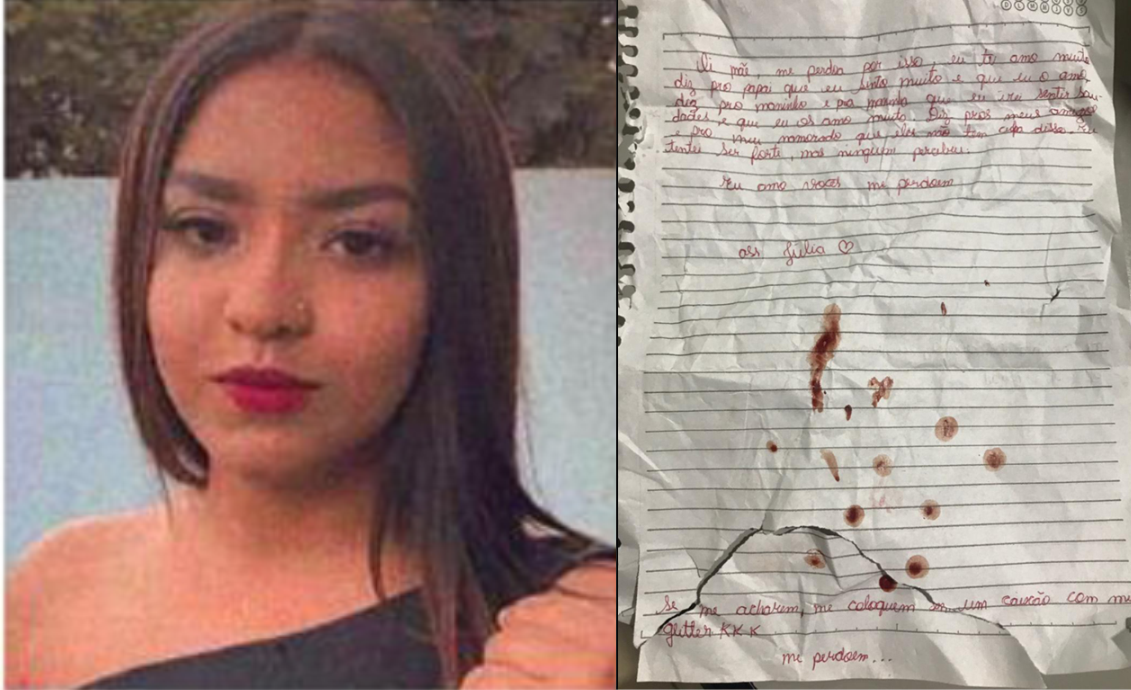 Adolescente de 16 anos desaparece após deixar carta de despedida “Tentei ser forte”